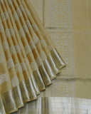 Beige Kanchi Silk Saree