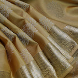 Beige Kanchi Silk Saree