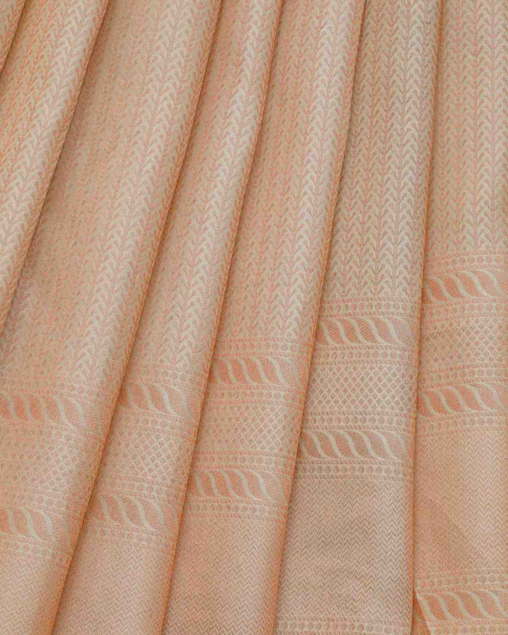 Biscuit Kanjivaram silk saree