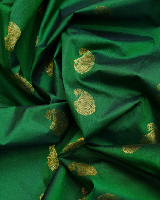 Dark Green Pattu Saree