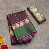 Brown Silk Saree