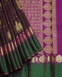 Brown Silk Saree