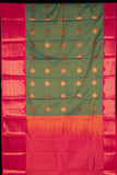 Green and Pink Silk Saree