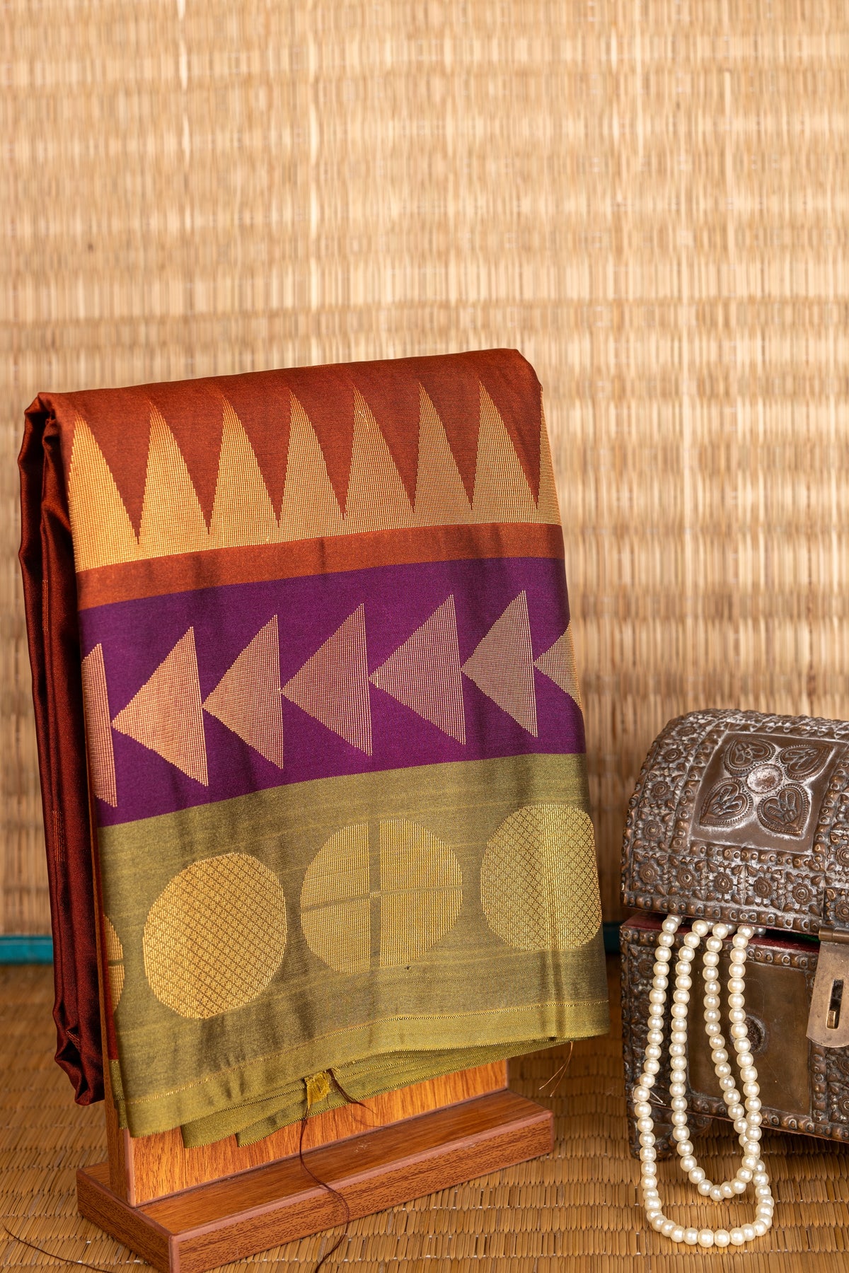Brown Semi Soft Silk Saree