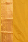 Mustard And Green Brocade Semi Silk Saree