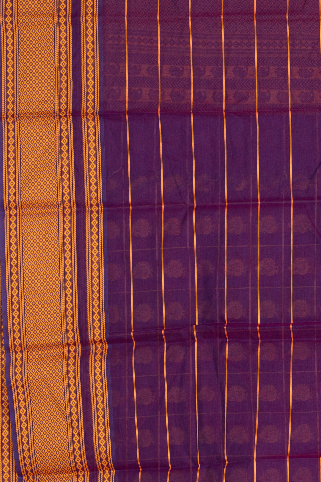 Purple kanchi cotton sarees