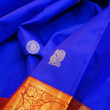 Festive Royal Blue Pattu Saree