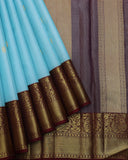 Baby Blue Silk Saree