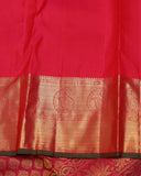 Magenta Pink Pure Silk Saree