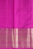 Yellow and purple pure silk saree