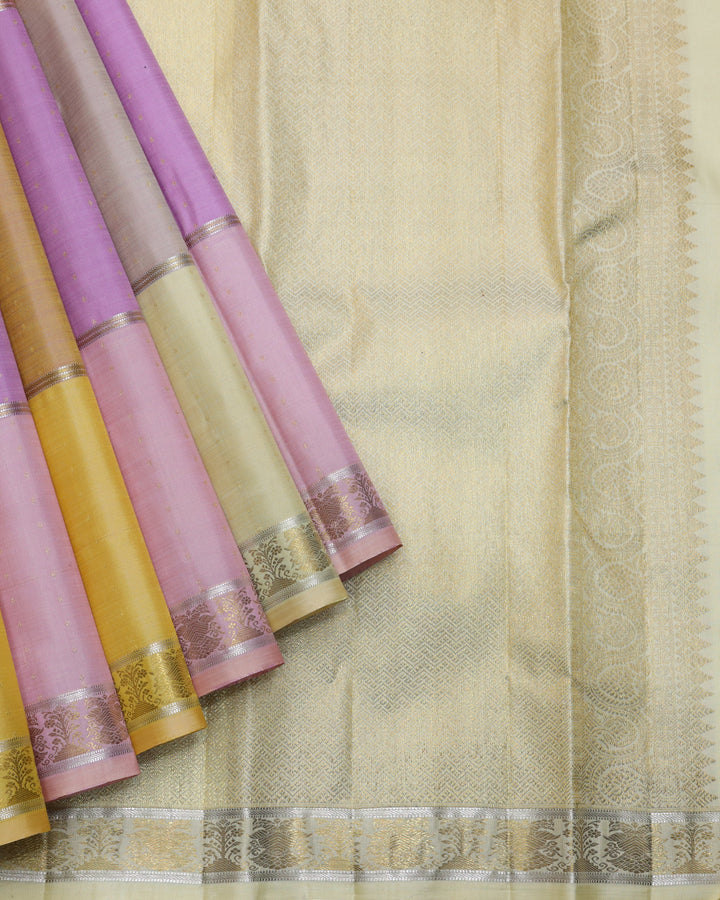 Multi Colour Pure Silk Saree