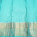 Kanchipuram Light Blue Silk Saree