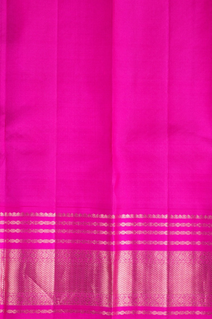 Teal blue pure silk saree