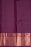 Wine purple pure silk saree