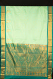 Green designer sem soft silk saree