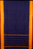 Blue Thread Work Kanchi Cotton Saree