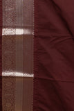 Brown and Pink Soft Silk Saree