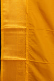 Dark green and mustard semi silk saree
