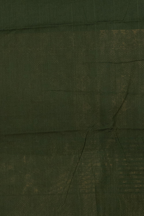 Dual Tone Green Pure Kanchi Cotton Saree