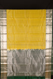 Fenugreek And Green Pure Touch Silk Saree