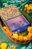 Green Brocade Semi Soft Silk Saree