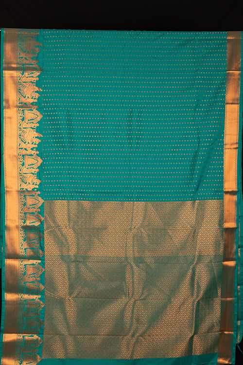 Green Ayiram Butta Semi Silk Saree
