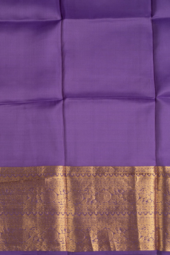 Pink and Purple Combination Silk Saree