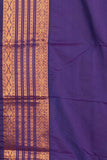 Maroon semi soft silk saree