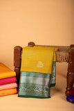 Mehendi Green Pure Touch Silk Saree