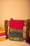 Magenta Pink Kanchi Cotton Saree