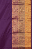 Green and Purple Designer Semi Silk Saree