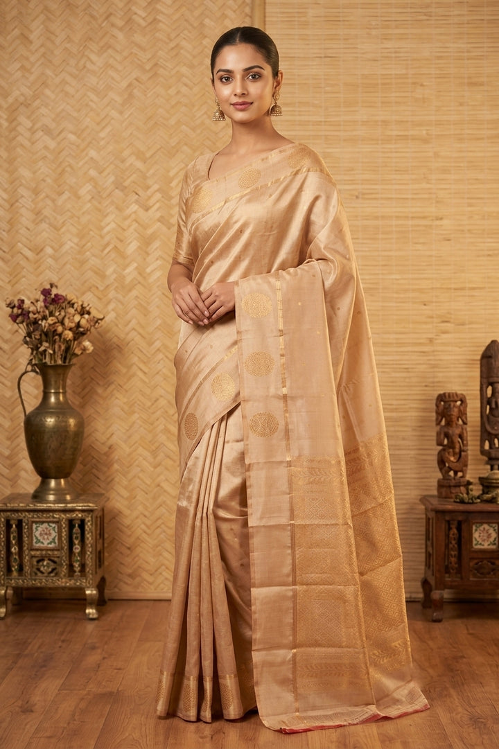 Floral white  pure silk saree