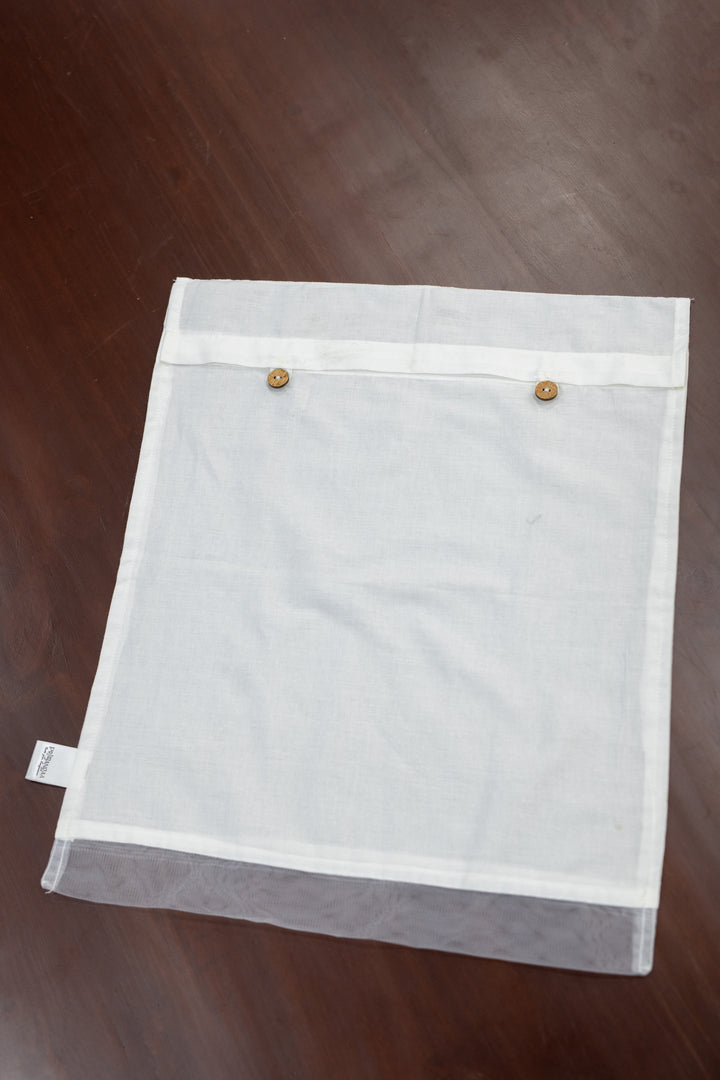 Cotton Saree Cover for Kanjivaram Sarees | Saree Storage & Organiser Bag