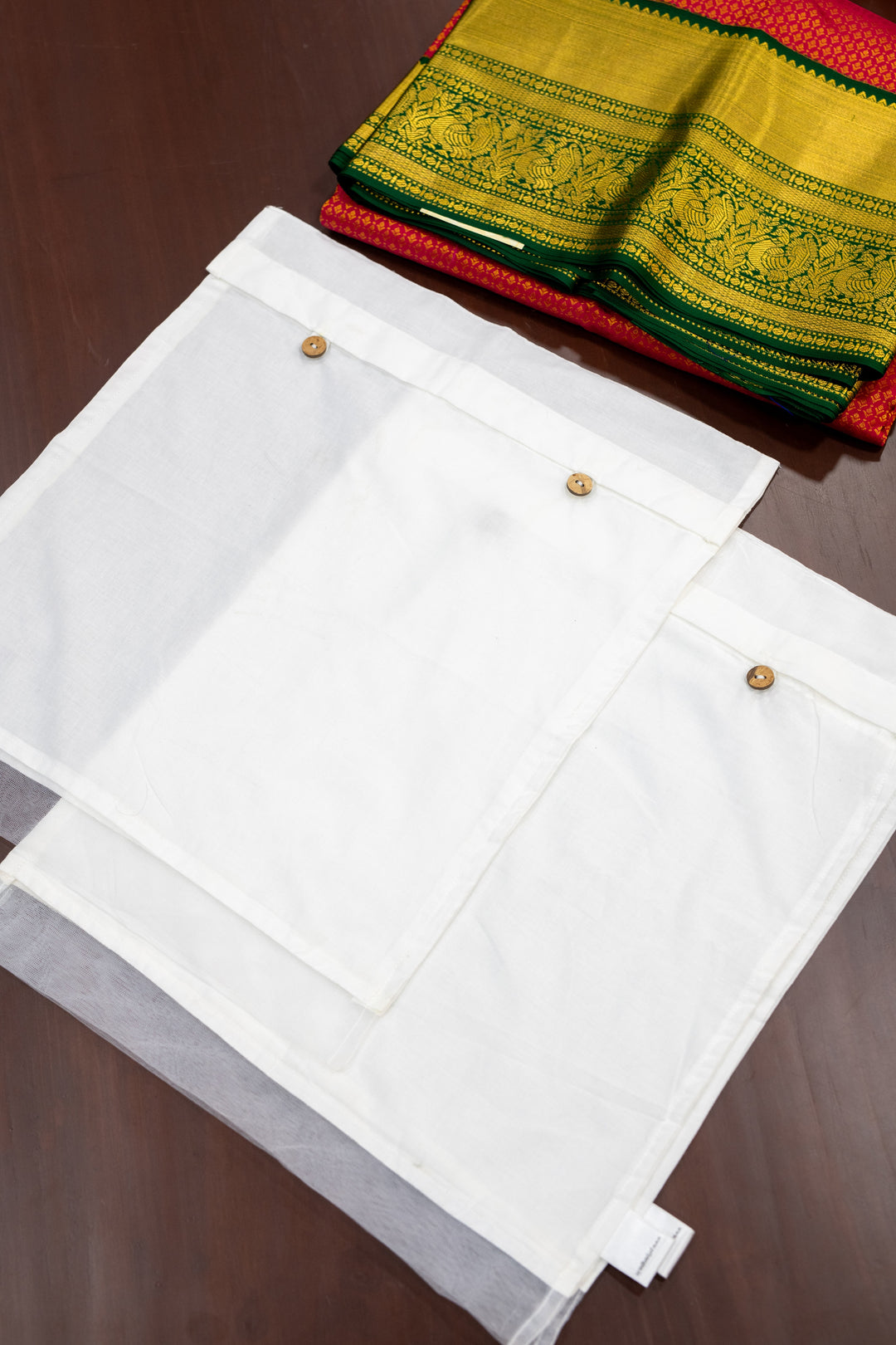 Cotton Saree Cover for Kanjivaram Sarees | Saree Storage & Organiser Bag