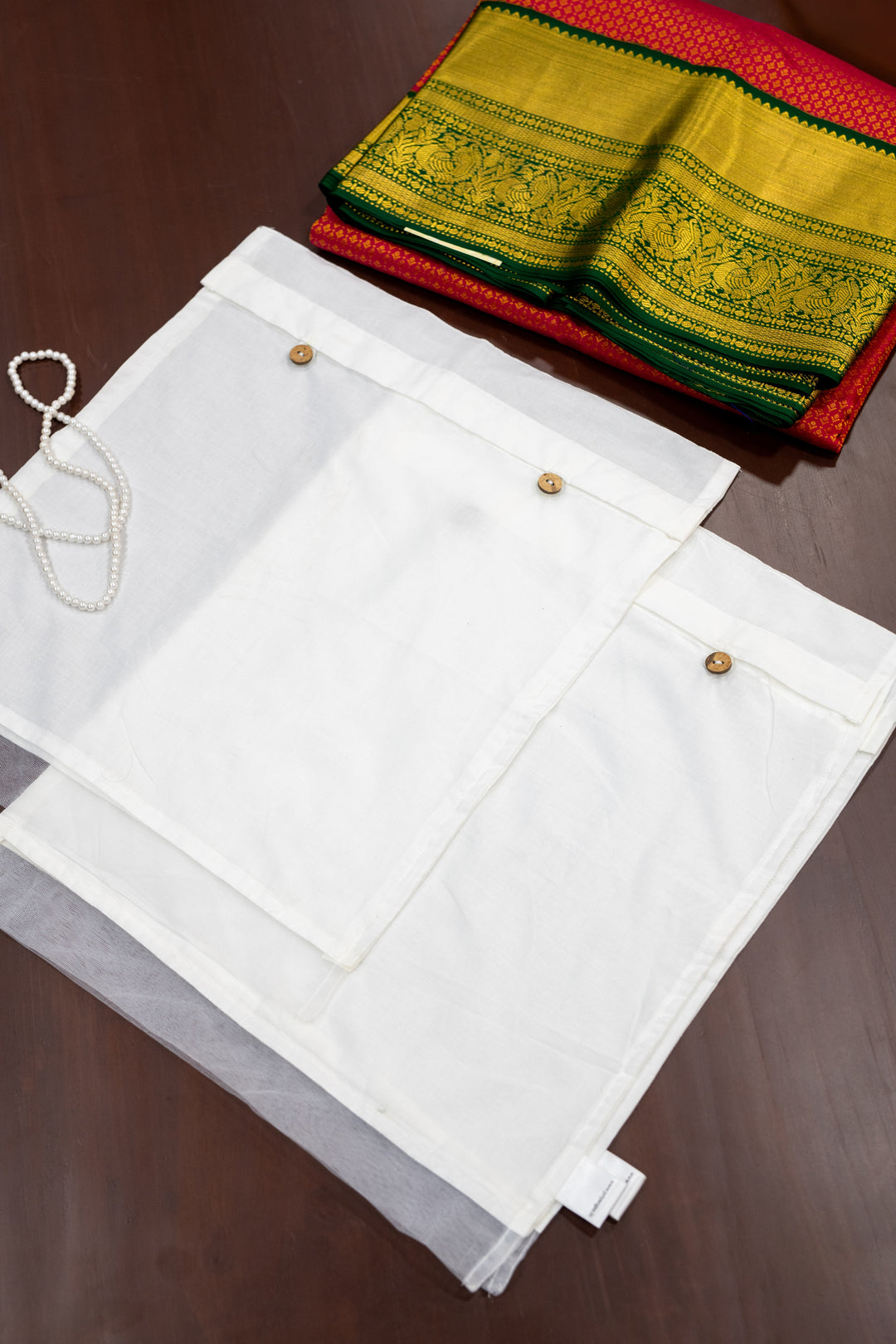 Cotton Saree Cover for Kanjivaram Sarees | Saree Storage & Organiser Bag