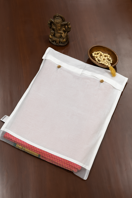 Cotton Saree Cover for Kanjivaram Sarees | Saree Storage & Organiser Bag