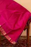 Jamun purple silk saree
