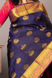 Dark Blue Pattu Saree