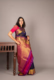 Dark Blue Pattu Saree