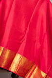 Yellow colour silk saree