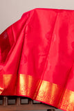 Orange and Pink Korvai Silk Saree