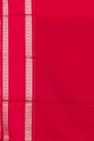 Military green and pink semi silk saree