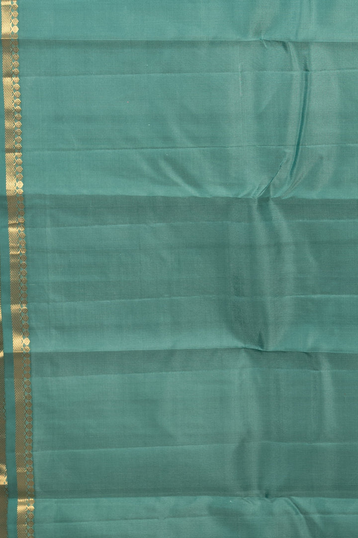 Baby blue pure silk saree