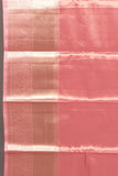 Pink turning border tissue silk saree