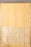 Cream pure touch silk saree