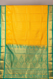 Mustard semi soft silk saree