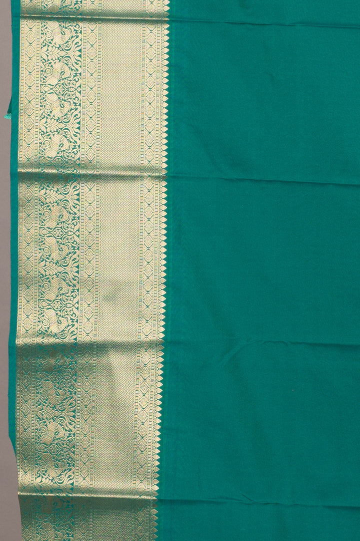 Honey orange semi silk saree