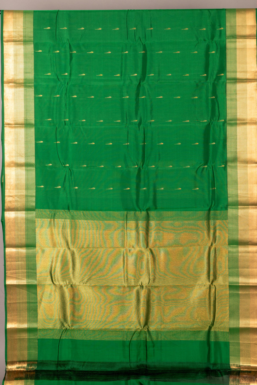 Green Muniya pure touch silk saree