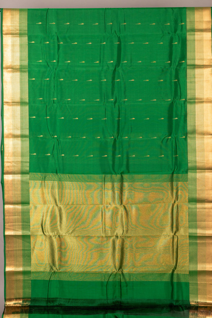 Green Muniya pure touch silk saree