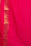 pink and green silk saree